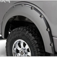 Bushwacker 09-14 Ford F-150 Styleside Pocket Style Flares 4pc 67.0/78.8/97.4in Bed - Black - Fender & Trim