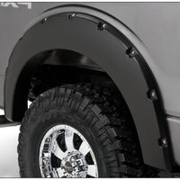 Bushwacker 09-14 Ford F-150 Styleside Pocket Style Flares 4pc 67.0/78.8/97.4in Bed - Black - Fender & Trim