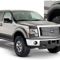 Bushwacker 09-14 Ford F-150 Styleside Pocket Style Flares 4pc 67.0/78.8/97.4in Bed - Black - Fender & Trim