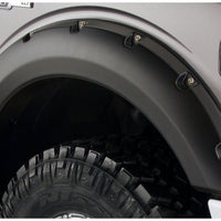 Bushwacker 09-14 Ford F-150 Styleside Pocket Style Flares 4pc 67.0/78.8/97.4in Bed - Black - Fender & Trim