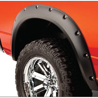 Bushwacker 09-18 Dodge Ram 1500 Fleetside Pocket Style Flares 4pc 67.4/76.3/96.3in Bed - Black - Fender & Trim
