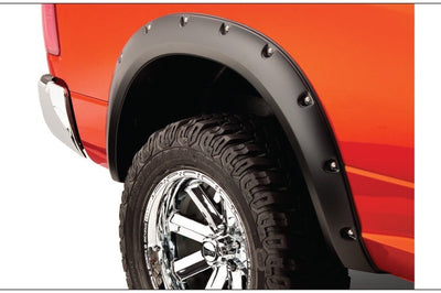 Bushwacker 09-18 Dodge Ram 1500 Fleetside Pocket Style Flares 4pc 67.4/76.3/96.3in Bed - Black - Fender & Trim