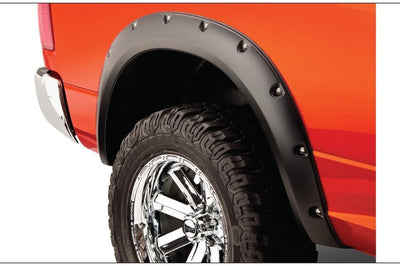 Bushwacker 09-18 Dodge Ram 1500 Fleetside Pocket Style Flares 4pc 67.4/76.3/96.3in Bed - Black - Fender & Trim