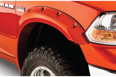 Bushwacker 09-18 Dodge Ram 1500 Fleetside Pocket Style Flares 4pc 67.4/76.3/96.3in Bed - Black - Fender & Trim