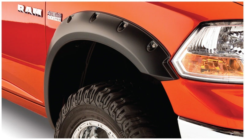 Bushwacker 09-18 Dodge Ram 1500 Pocket Style Flares 2pc - Black - Fender & Trim