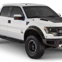 Bushwacker 10-14 Ford F-150 SVT Raptor Pocket Style Flares 4pc - Black - Fender & Trim