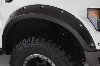 Bushwacker 10-14 Ford F-150 SVT Raptor Pocket Style Flares 4pc - Black - Fender & Trim