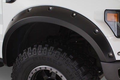 Bushwacker 10-14 Ford F-150 SVT Raptor Pocket Style Flares 4pc - Black - Fender & Trim