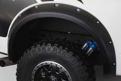 Bushwacker 10-14 Ford F-150 SVT Raptor Pocket Style Flares 4pc - Black - Fender & Trim