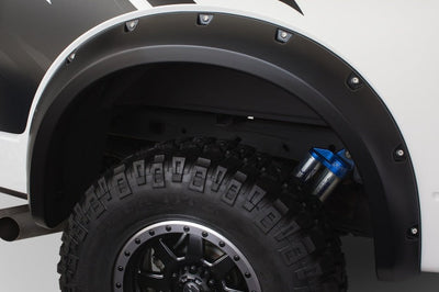 Bushwacker 10-14 Ford F-150 SVT Raptor Pocket Style Flares 4pc - Black - Fender & Trim