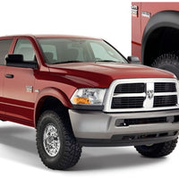 Bushwacker 10-18 Dodge Ram 2500 Fleetside Extend-A-Fender Style Flares 4pc 76.3/98.3in Bed - Black - Fender & Trim