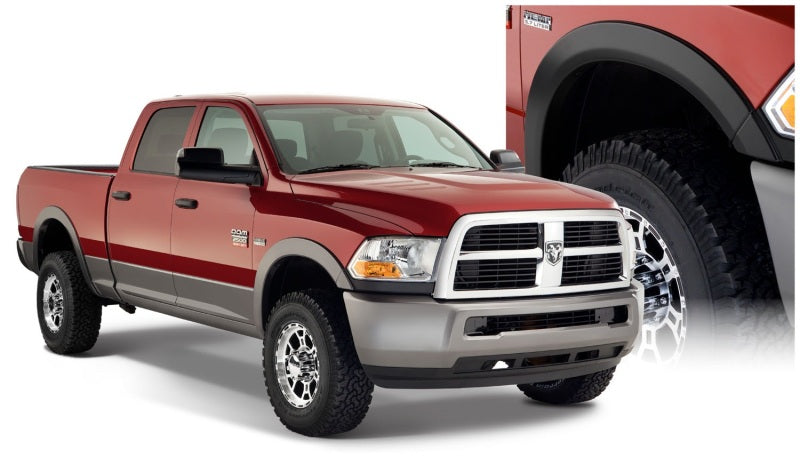 Bushwacker 10-18 Dodge Ram 2500 Fleetside OE Style Flares 4pc 76.3/98.3in Bed - Black - Fender & Trim