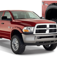 Bushwacker 10-18 Dodge Ram 2500 Fleetside Pocket Style Flares 4pc 76.3/98.3in Bed - Black - Fender & Trim