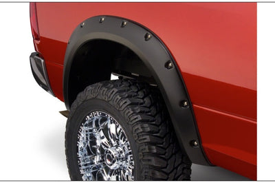 Bushwacker 10-18 Dodge Ram 2500 Fleetside Pocket Style Flares 4pc 76.3/98.3in Bed - Black - Fender & Trim