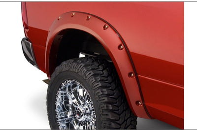 Bushwacker 10-18 Dodge Ram 2500 Fleetside Pocket Style Flares 4pc 76.3/98.3in Bed - Black - Fender & Trim