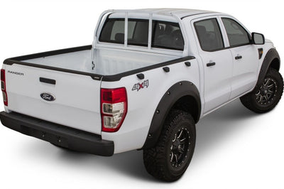 Bushwacker 11-15 Ford Ranger T6 Bed Rail Caps - Black - Tonneau Covers