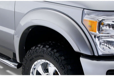 Bushwacker 11-16 Ford F-350 Super Duty Styleside Extend-A-Fender Style Flares 4pc - Black - Fender & Trim