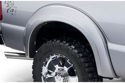 Bushwacker 11-16 Ford F-350 Super Duty Styleside Extend-A-Fender Style Flares 4pc - Black - Fender & Trim