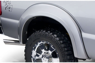 Bushwacker 11-16 Ford F-350 Super Duty Styleside Extend-A-Fender Style Flares 4pc - Black - Fender & Trim