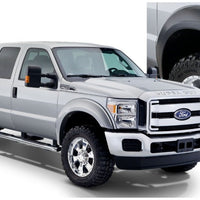 Bushwacker 11-16 Ford F-350 Super Duty Styleside Extend-A-Fender Style Flares 4pc - Black - Fender & Trim