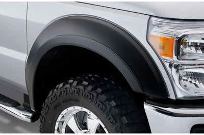 Bushwacker 11-16 Ford F-350 Super Duty Styleside Extend-A-Fender Style Flares 4pc - Black - Fender & Trim