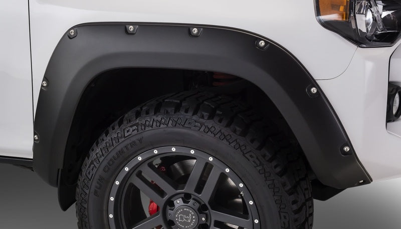 Bushwacker 14-18 Toyota 4Runner Pocket Style Flares 2pc Excludes Limited - Black - Fender & Trim