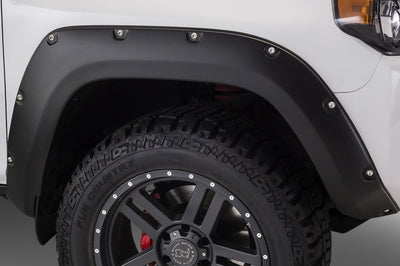 Bushwacker 14-18 Toyota 4Runner Pocket Style Flares 2pc Excludes Limited - Black - Fender & Trim
