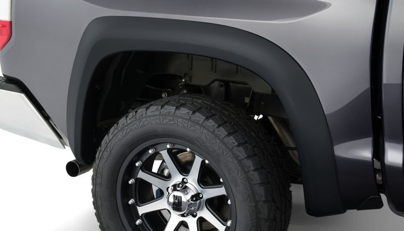 Bushwacker 14-18 Toyota Tundra Fleetside Extend-A-Fender Style Flares 2pc - Black - Fender & Trim