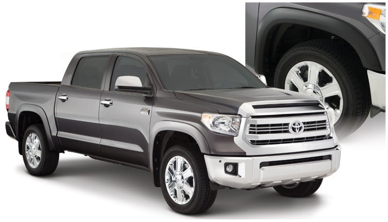 Bushwacker 14-18 Toyota Tundra Fleetside OE Style Flares 4pc 66.7/78.7/97.6in Bed - Black - Fender & Trim
