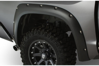 Bushwacker 14-18 Toyota Tundra Fleetside Pocket Style Flares 2pc 66.7/78.7/97.6in Bed - Black - Fender & Trim