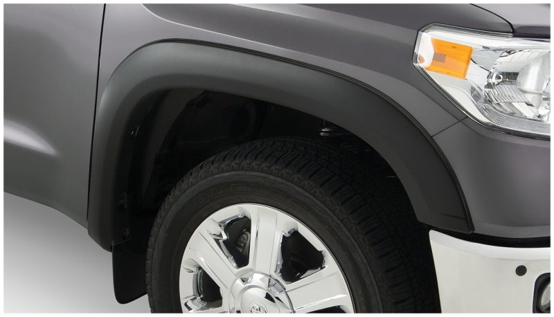 Bushwacker 14-18 Toyota Tundra OE Style Flares 2pc Fits w/ Factory Mudflap - Black - Fender & Trim