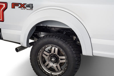 Bushwacker 15-17 Ford F-150 Styleside Extend-A-Fender Style Flares 4pc 67.1/78.9/97.6in Bed - Black - Fender & Trim