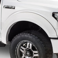 Bushwacker 15-17 Ford F-150 Styleside Extend-A-Fender Style Flares 4pc 67.1/78.9/97.6in Bed - Black - Fender & Trim
