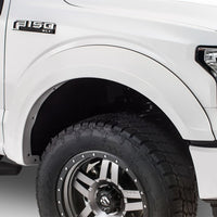 Bushwacker 15-17 Ford F-150 Styleside Extend-A-Fender Style Flares 4pc 67.1/78.9/97.6in Bed - Black - Fender & Trim