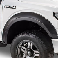 Bushwacker 15-17 Ford F-150 Styleside Extend-A-Fender Style Flares 4pc 67.1/78.9/97.6in Bed - Black - Fender & Trim