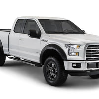 Bushwacker 15-17 Ford F-150 Styleside Extend-A-Fender Style Flares 4pc 67.1/78.9/97.6in Bed - Black - Fender & Trim
