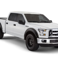 Bushwacker 15-17 Ford F-150 Styleside Pocket Style Flares 4pc 67.1/78.9/97.6in Bed - Black - Fender & Trim