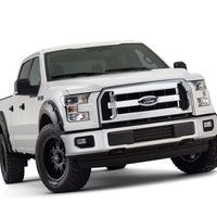 Bushwacker 15-17 Ford F-150 Styleside Pocket Style Flares 4pc 67.1/78.9/97.6in Bed - Black - Fender & Trim