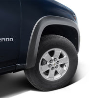 Bushwacker 15-19 Chevrolet Colorado (Excl. ZR2) OE Style Fender Flares 4pc - Black - & Trim