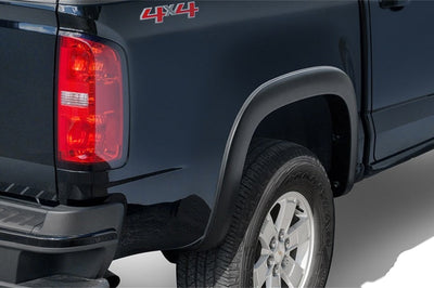 Bushwacker 15-19 Chevrolet Colorado (Excl. ZR2) OE Style Fender Flares 4pc - Black - & Trim