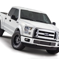 Bushwacker 16-17 Ford F-150 Styleside Pocket Style Flares 4pc 78.9/67.1/97.6in Bed - Oxford White - Fender & Trim