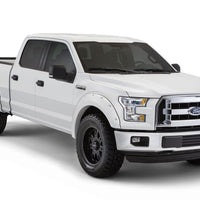 Bushwacker 16-17 Ford F-150 Styleside Pocket Style Flares 4pc 78.9/67.1/97.6in Bed - Oxford White - Fender & Trim