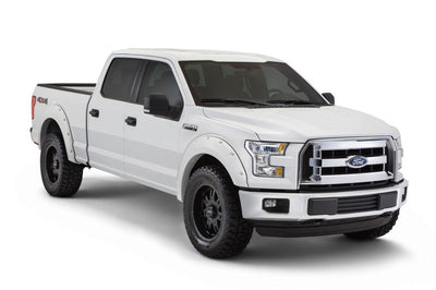 Bushwacker 16-17 Ford F-150 Styleside Pocket Style Flares 4pc 78.9/67.1/97.6in Bed - Oxford White - Fender & Trim