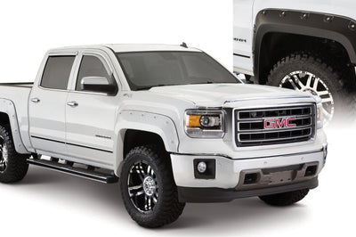 Bushwacker 16-18 GMC Sierra 1500 Boss Pocket Style Flares 4pc - Black - Fender & Trim