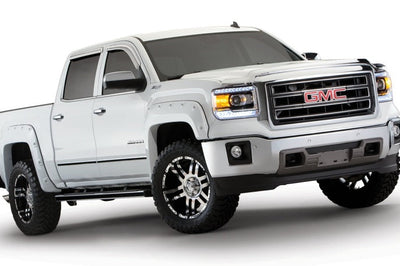 Bushwacker 16-18 GMC Sierra 1500 Boss Pocket Style Flares 4pc - Black - Fender & Trim