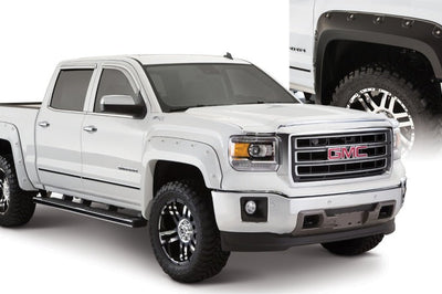 Bushwacker 16-18 GMC Sierra 1500 Boss Pocket Style Flares 4pc - Black - Fender & Trim
