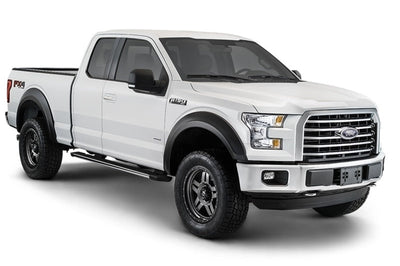 Bushwacker 17-18 Ford F-250 Super Duty Extend-A-Fender Style Flares 4pc - Black - Fender & Trim