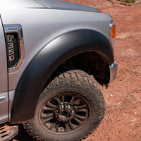 Bushwacker 17-18 Ford F-250 Super Duty Extend-A-Fender Style Flares 4pc - Black - Fender & Trim