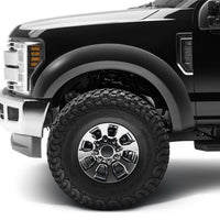 Bushwacker 17-18 Ford F-250 Super Duty Extend-A-Fender Style Flares 4pc - Black - Fender & Trim