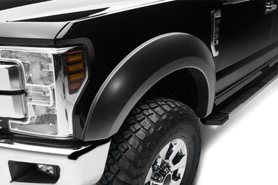 Bushwacker 17-18 Ford F-250 Super Duty Extend-A-Fender Style Flares 4pc - Black - Fender & Trim